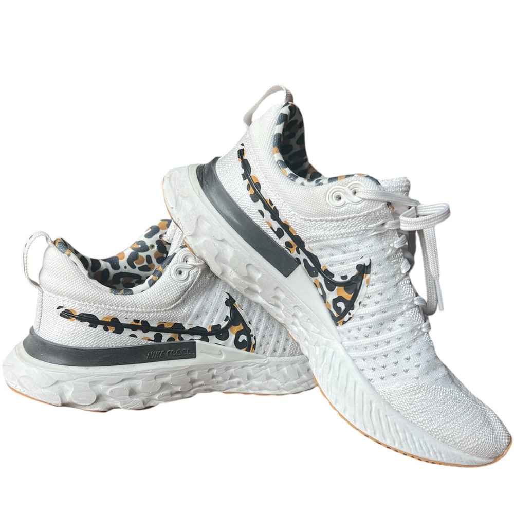 Nike Women’s React Infinity Run Fly Knit 2 Leopard Size 8.5